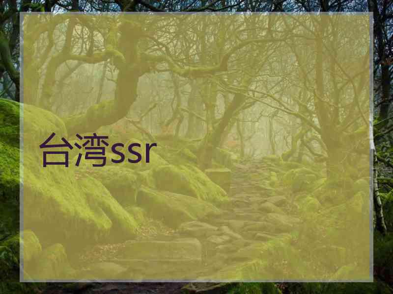 台湾ssr