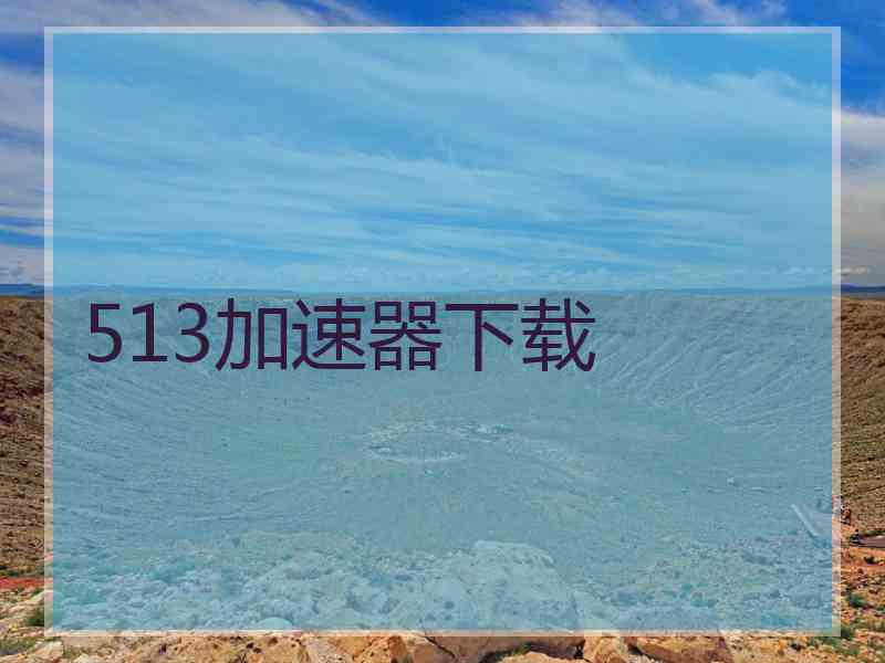 513加速器下载