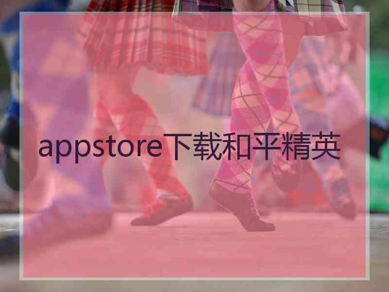 appstore下载和平精英