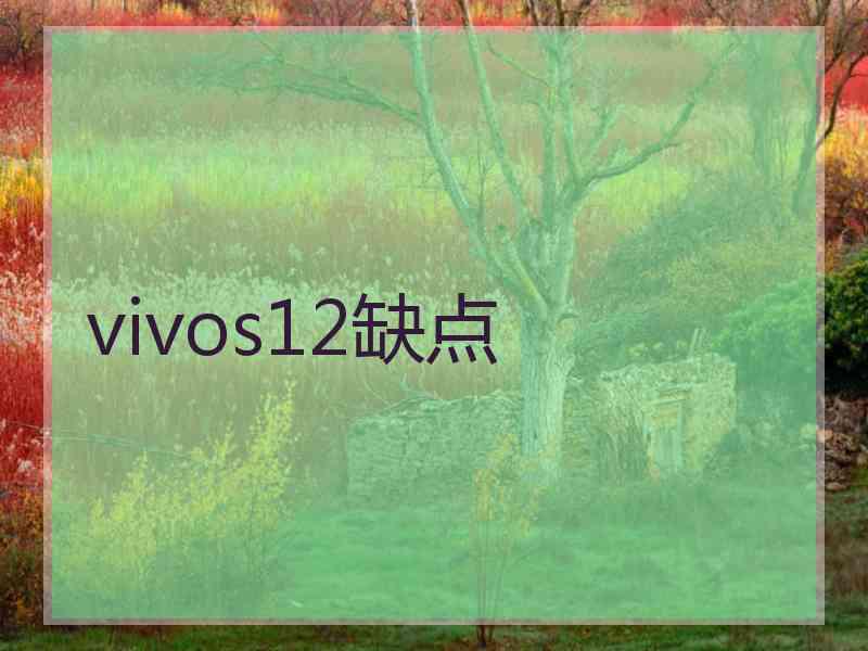 vivos12缺点