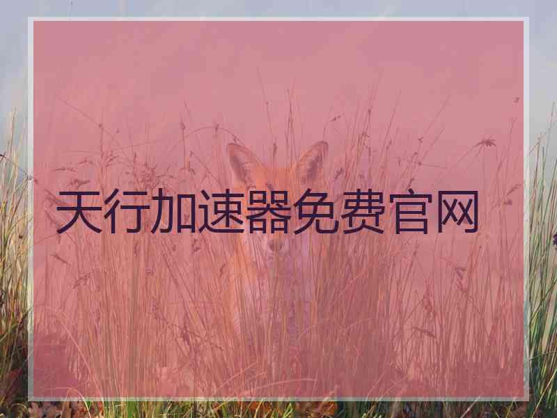 天行加速器免费官网