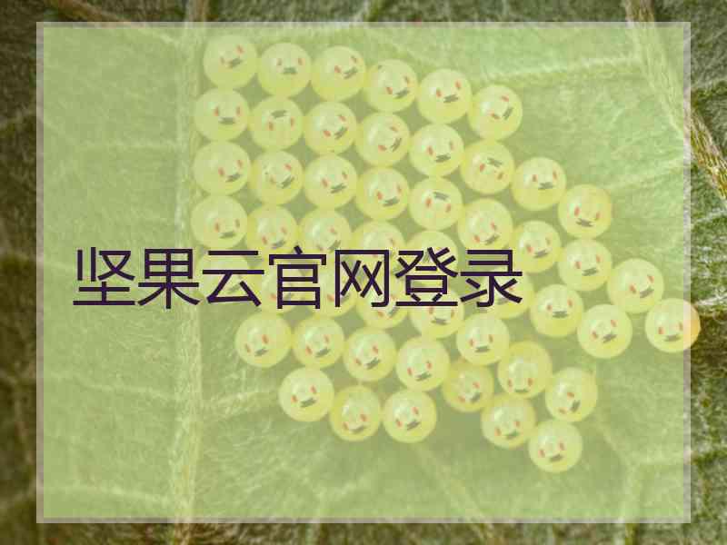坚果云官网登录